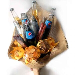 Букет с рыбой и пивом Рыбалка