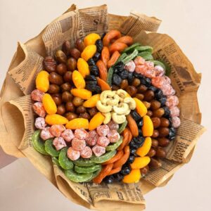 Букет із сухофруктів Веселка