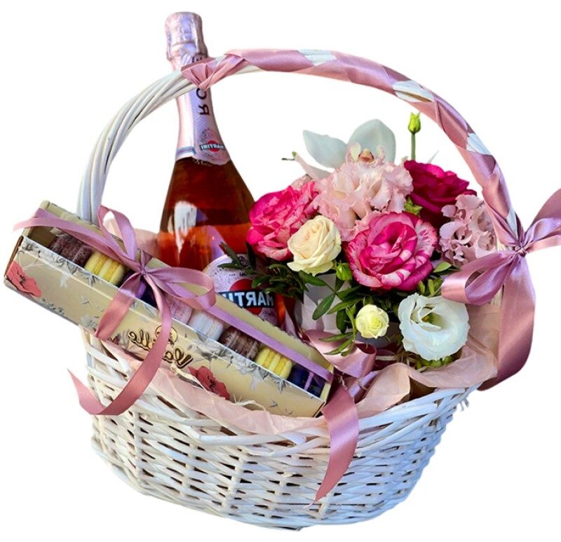Gift basket Pink Gold