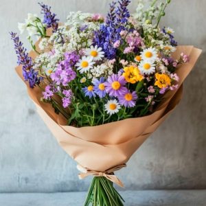 Букет із польових квітів Віолетта