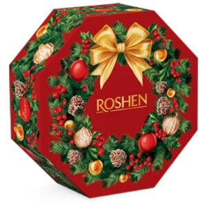 Новорічний подарунок із цукерками Рошен
