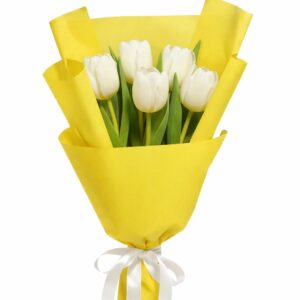 Букет з 5 тюльпанів Повітряна  Ніжність