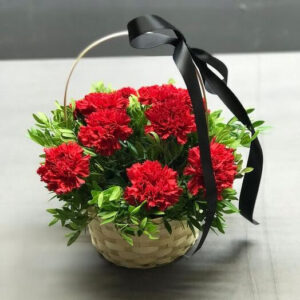Кошик гвоздик Серце