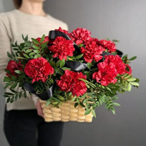 Кошик з 20 гвоздик Спогад
